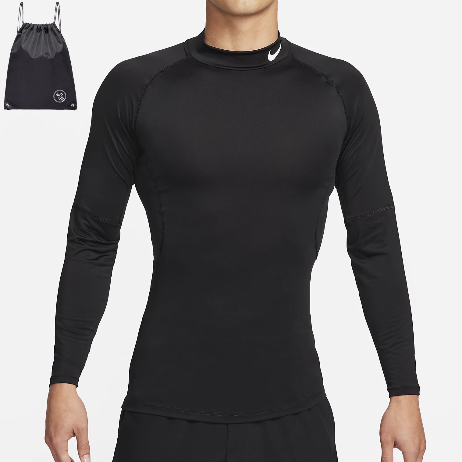 나이키 프로 남성 DRI-FIT 피트니스 모크넥 긴팔탑 헬스 상의 (PGN짐쌕가방 지급) 39,800원