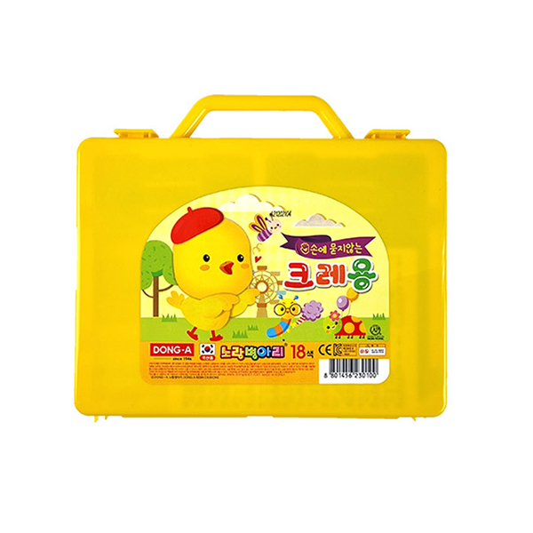 동아 노랑병아리 손에묻지않는크레용 크레파스 18색, 단품, 상세페이지 참조 5,600원