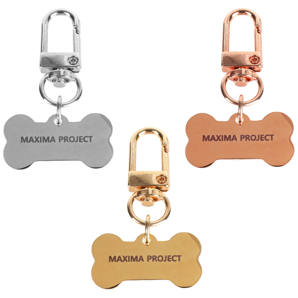 MX PET 써지컬스틸 네임택 333XA SILVER 강아지 고양이 인식표 이름표 양면 각인 12,500원