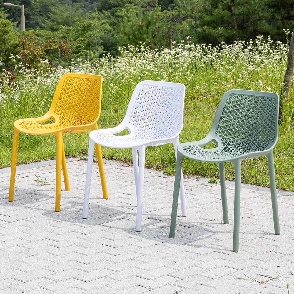 루이 체어 2개 야외 테라스 카페 식탁 인테리어 의자, 그린, 2개 75,800원