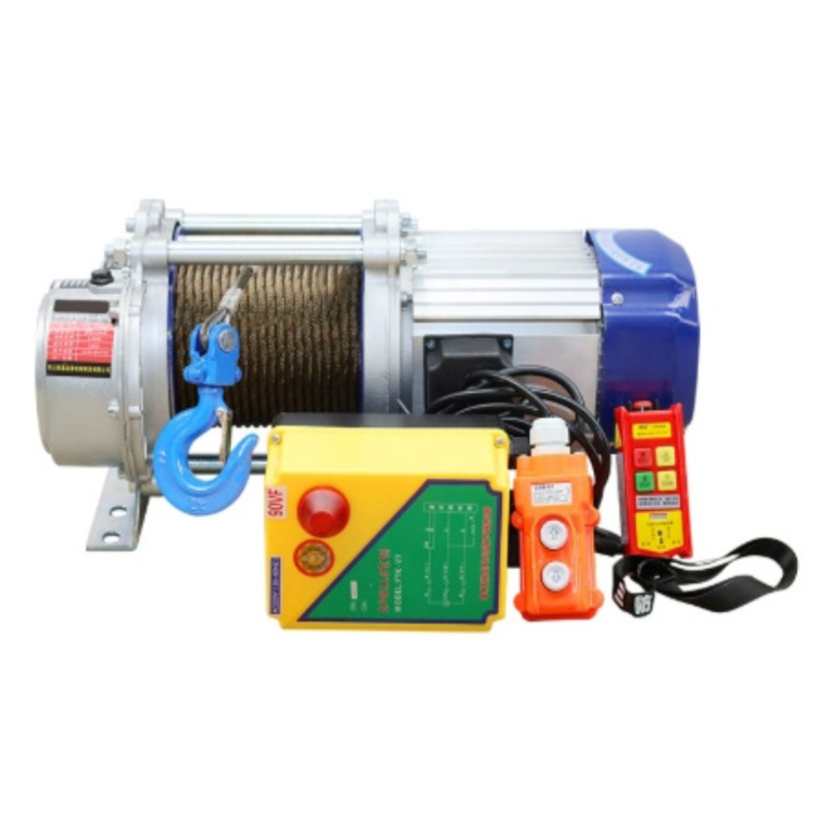 리프트원 초강력 1톤 호이스트 리모컨 220v 380v 전동 와이어 윈치 크레인 기중기, 1박스 320,000원