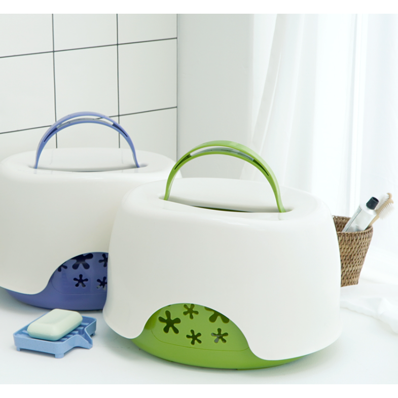 바스핏 목욕 의자 바구니 수영 욕실 샤워 수영장 실리콘 미니 물빠짐, 네이비블루 22,900원