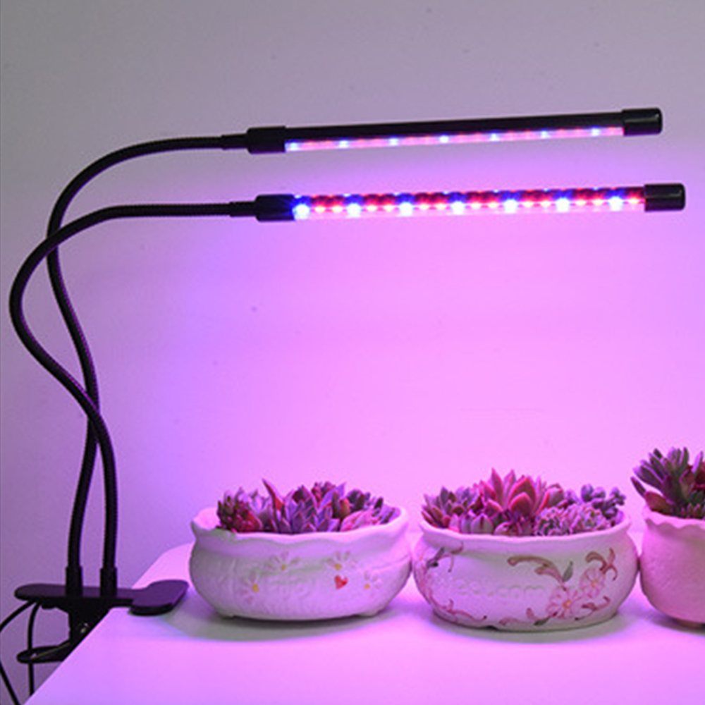 앙플랜트 LED 식물 성장 조명 2구, 블랙 12,590원