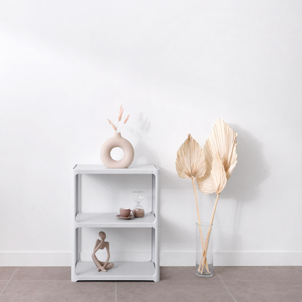 까사마루 리안 와이드 선반, 화이트, 3단 10,900원