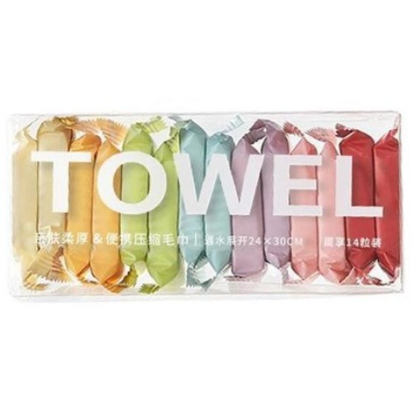 리브온 휴대용 압축 타월 일회용 위생 타월 세트 3,500원