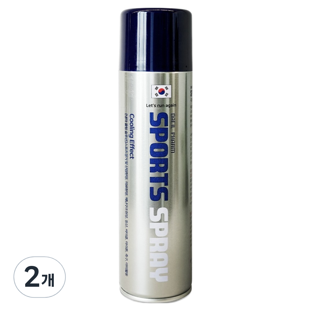 대일제약 쿨링 솔루션 스포츠 스프레이 420ml, 2개 15,200원