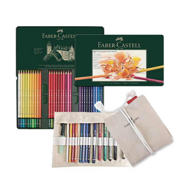 파버카스텔 전문가용 색연필 60색 + 64홀 파우치/알버트뒤러/폴리크로모스/수채/유성 152,520원