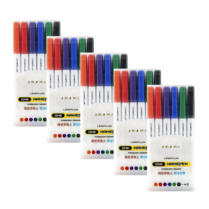 라인프러스 원 네임펜 6색, 5set 10,900원