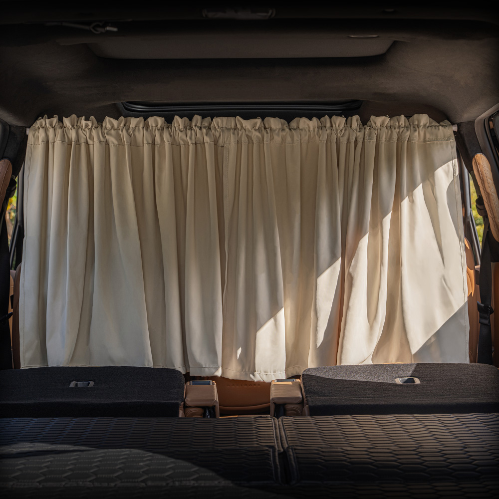 크레이지몬스터 차박 커튼 차량 암막 커튼 차량용 햇빛가리개 특허 압축봉 세트, 아이보리, 1개 39,800원