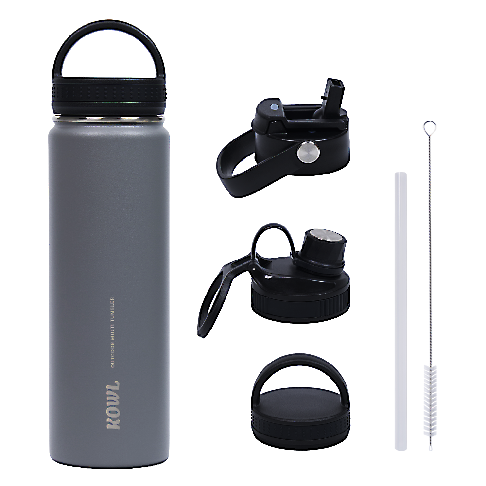 코울 아웃도어 손잡이 멀티 리드 빨대 진공 보온보냉 휴대용 스포츠 스텐 텀블러 34,800원