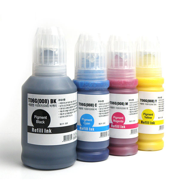 프린팅존 엡손008 T06G 호환 잉크 4색 1세트 L11160 L15150 L15160 L6460 L6490 L6550 L6570 15,000원