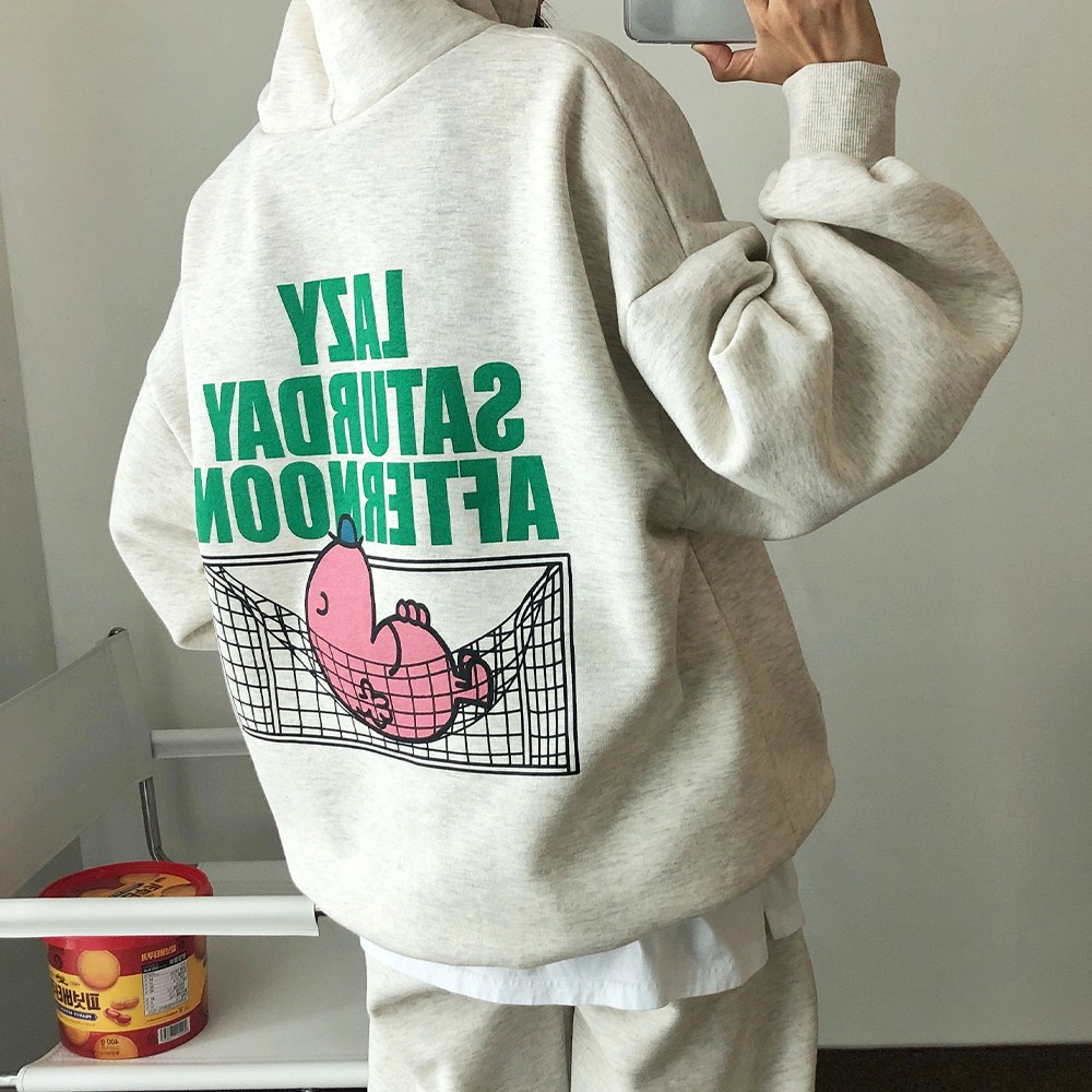 러브앤시티 *면/기모선택* 남녀공용 사계절 레이즈 후드티셔츠 오버핏 빅사이즈 34,910원