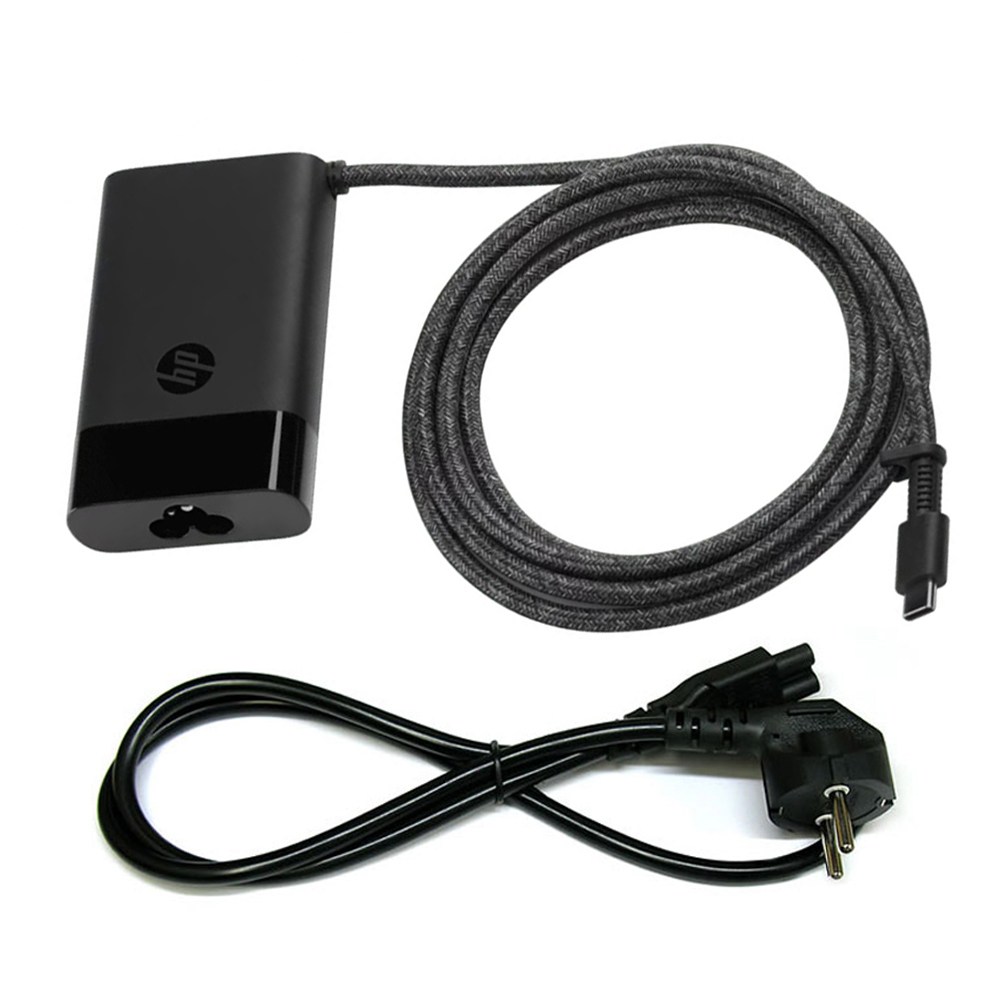 HP 정품 65W USB-C 전원 어댑터 TPN-LA12 TPN-LA22 USB-PD 라운드분리형 전원케이블포함, 1개, 65W 라운드분리형 전원케이블포함 37,000원