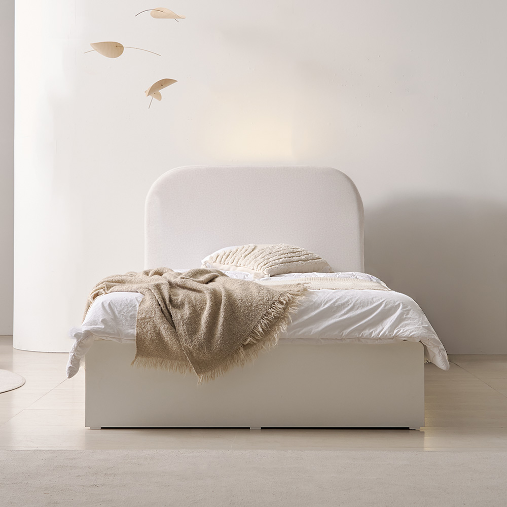 웰퍼니쳐 벨누아 LED 패브릭 수납 침대 프레임 단품 방문설치 279,000원