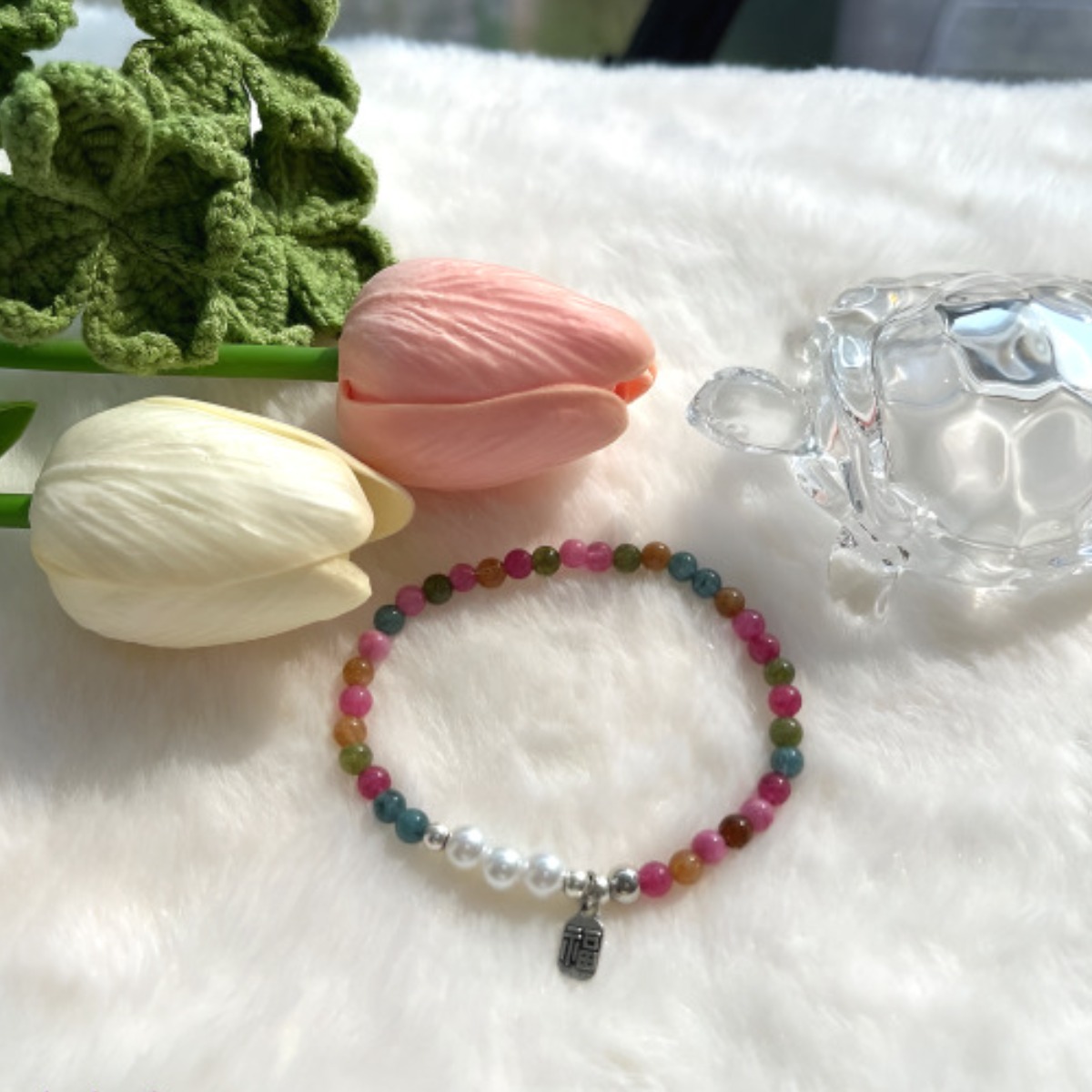 토르말린 진주포인트 메탈복팔찌 파워스톤 치유 소원성취 건강 재물 BL620 10,980원