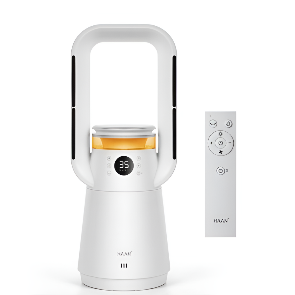 [100대한정] 2026년 한경희생활과학  공기정정 가습겸용 BLDC 그래핀 날개없는 온풍기 가정용 158,500원