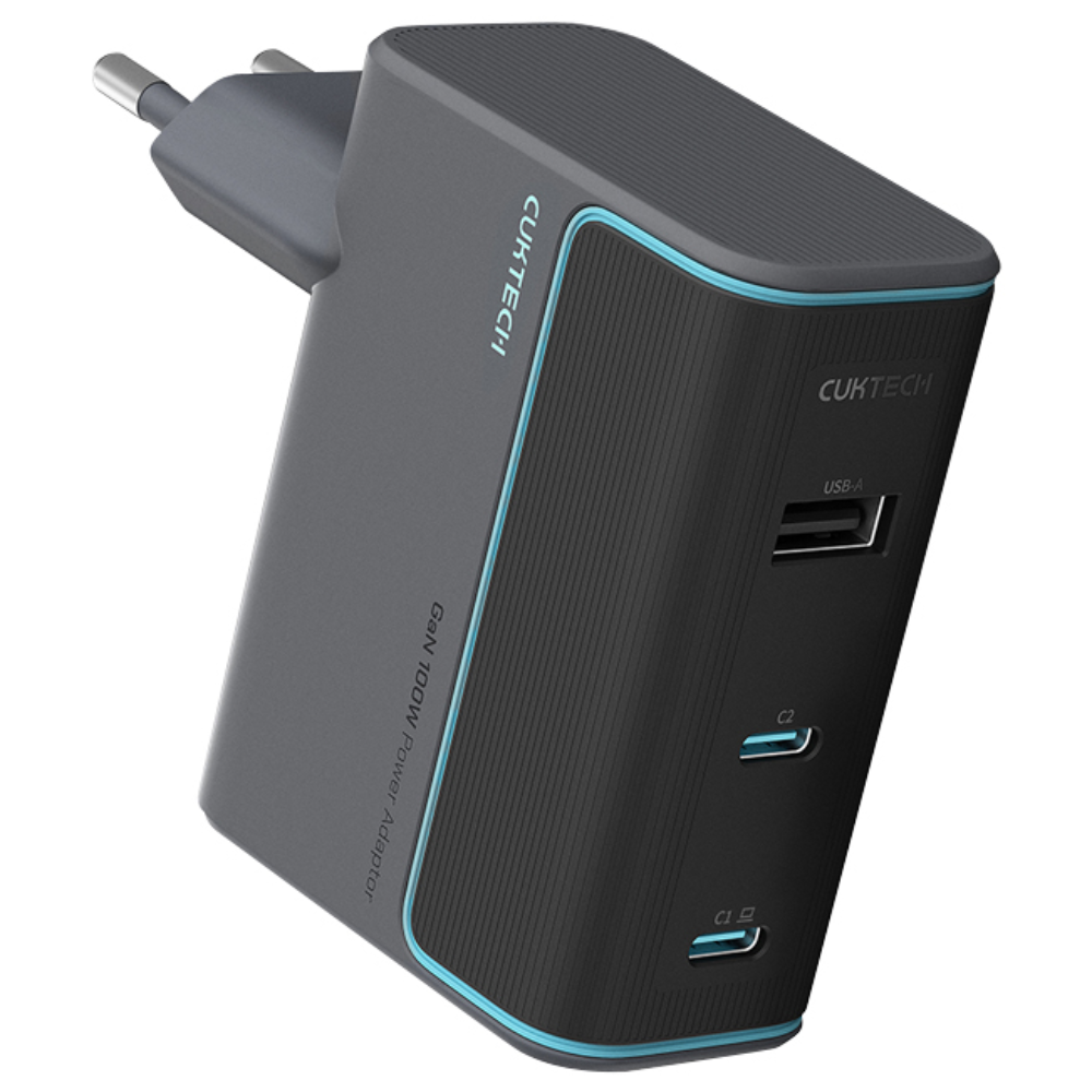 쿡테크 10 GaN 충전기 100W 멀티 3포트 C타입 초고속 PPS PD3.0 충전기/Galaxy S25/S24 iPhone 16/15/14, 1개, 2C1A 42,900원