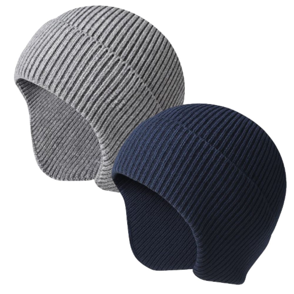 하우홈즈 1+1 무지 귀달이 니트 모자 방한 겨울 런닝 털 모자 13,200원