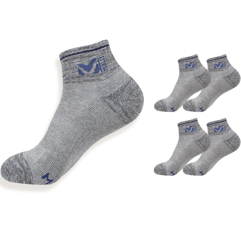 밀레 남성용 파일 단목 등산 양말 A, 그레이, 5세트 16,900원