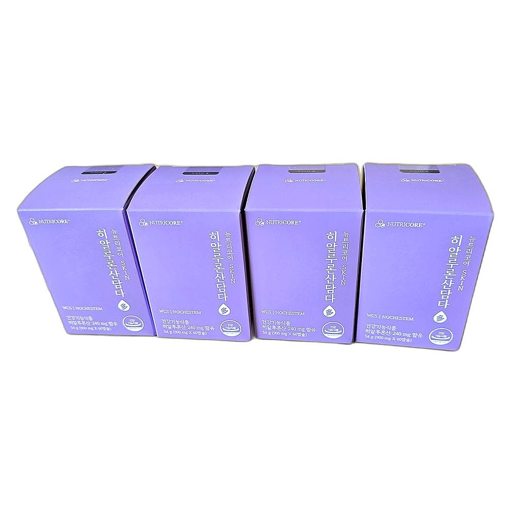 피부 수분 보충 히알루론산 콜라겐 영양제 피부 탄력 증진 60정, 4개, 4개, 60정 162,000원