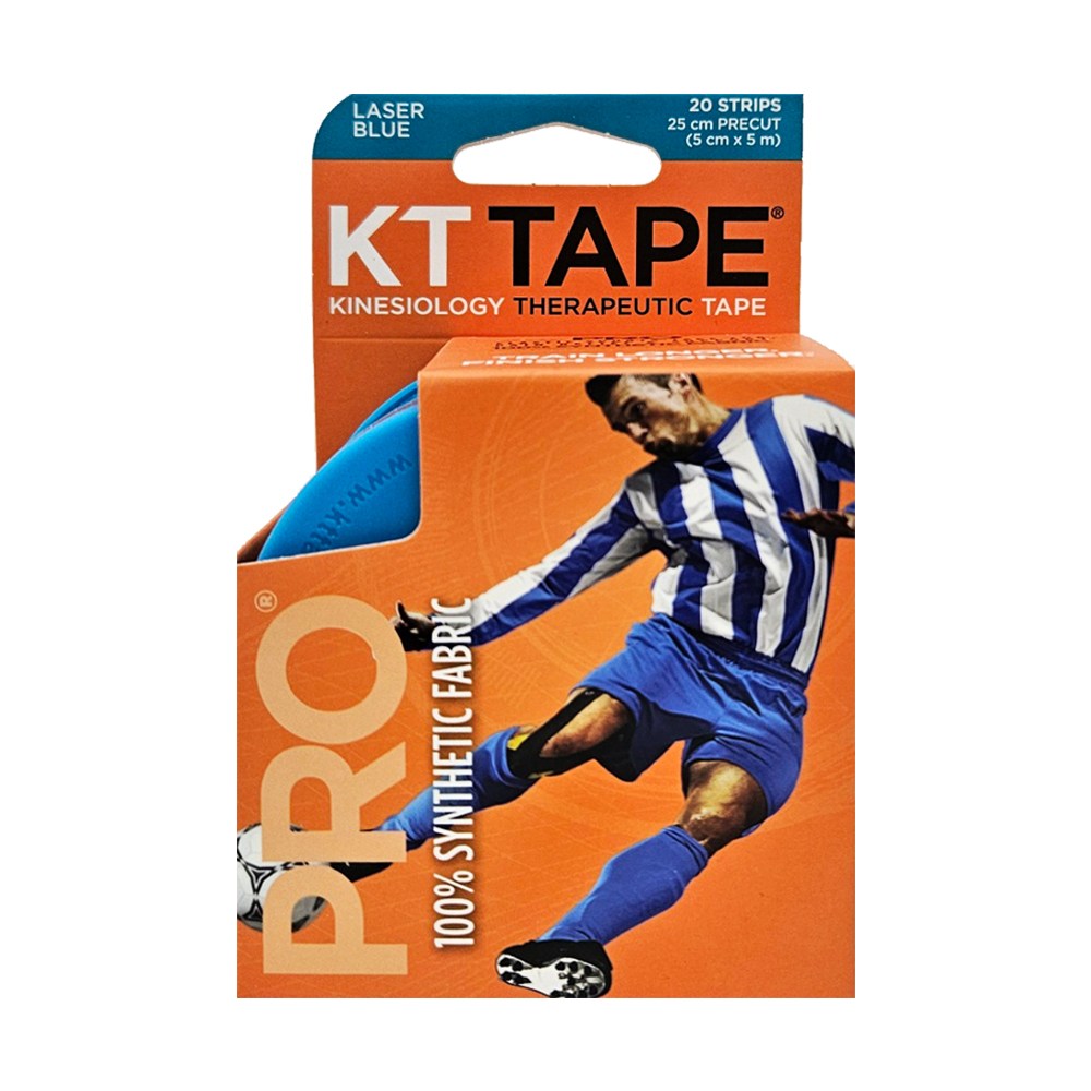 [오렌지팜] KT TAPE 케이티 테이프 프로 Pre-cut 레이저 블루 / 스포츠 테이핑 키네시올로지 손목 무릎 어깨 근육 26,000원