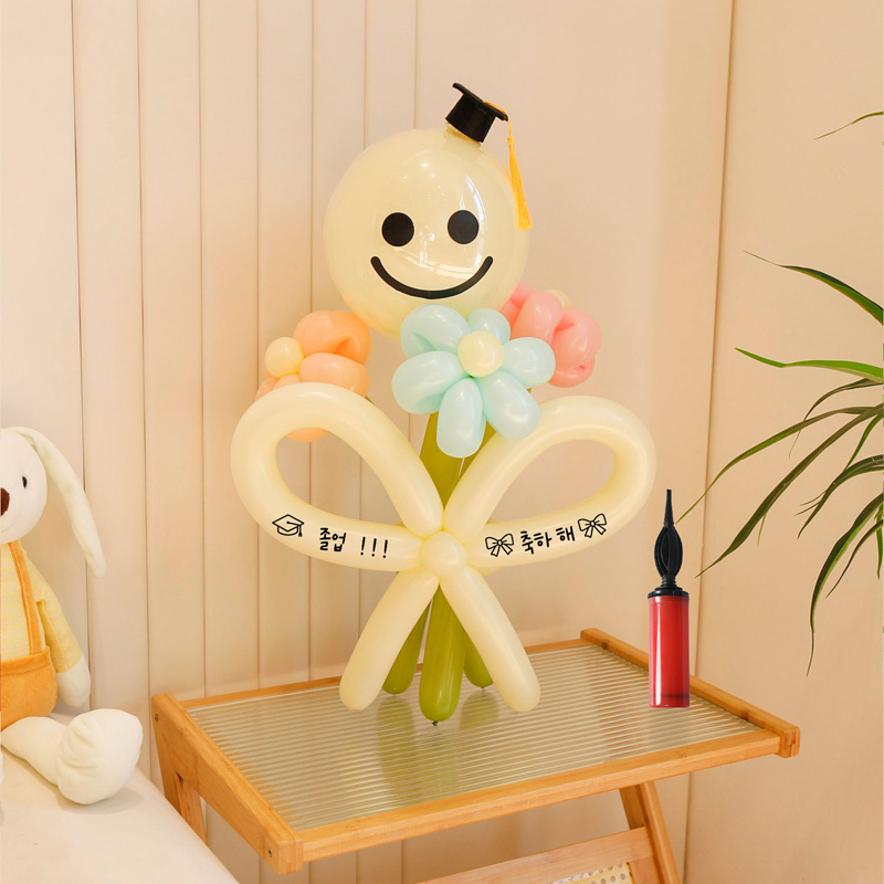 피앤비유니티 졸업스마일 풍선 꽃다발 레터링 스티커 DIY세트 6,900원