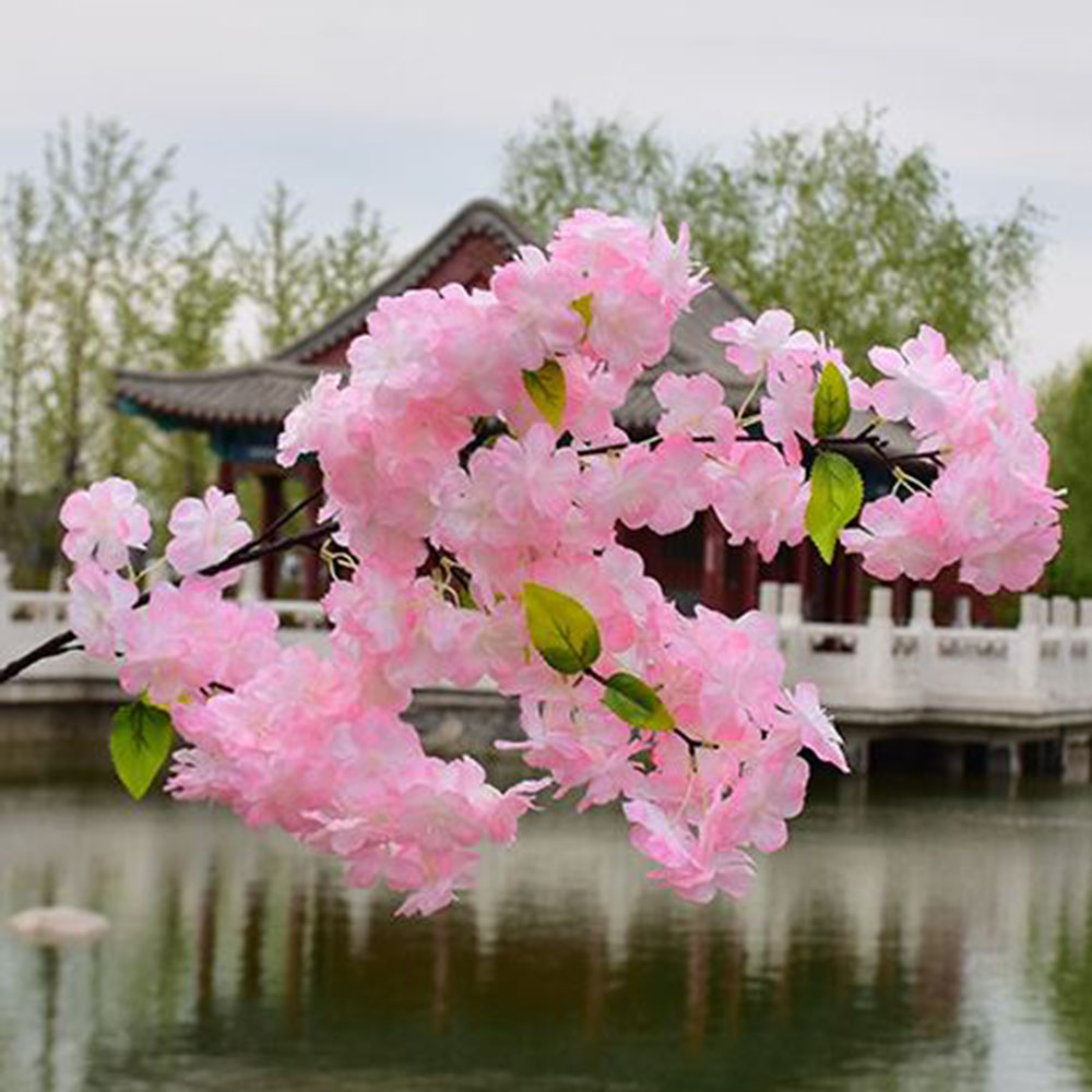 osshop 인테리어 인조 나무 벚꽃 가지 장식 조화  100cm 5,300원