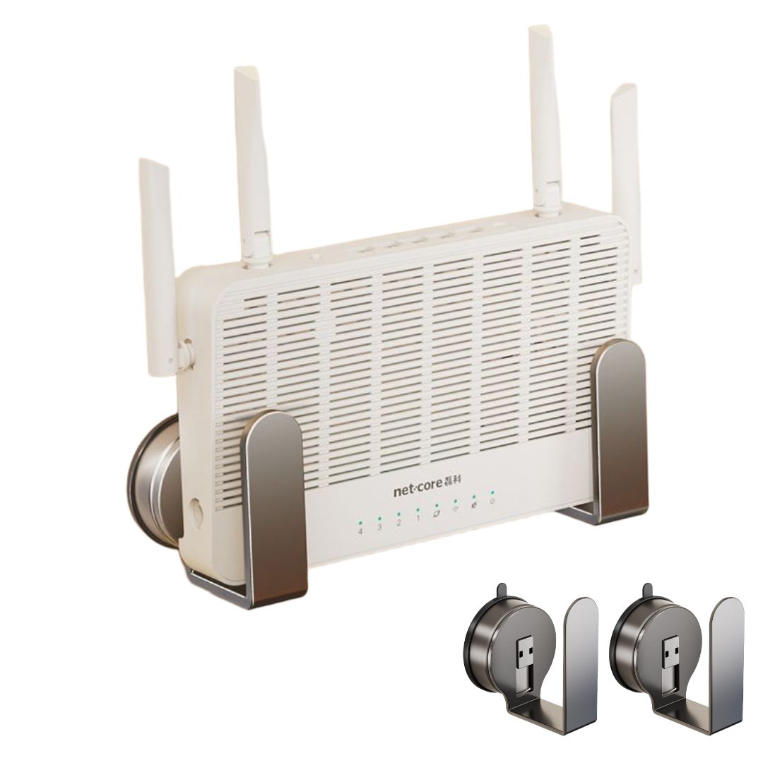 홈앤모어 다용도 무타공 공유기 셋톱박스 거치대 2p, 1세트, 스페이스 차콜 10,900원