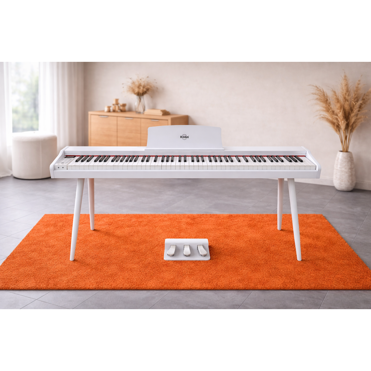 릴리온 88건반 디지털피아노 벤츠 블랙 애쉬 우드형, RK-5130, 우디 화이트(더브릿지), 1개 249,000원