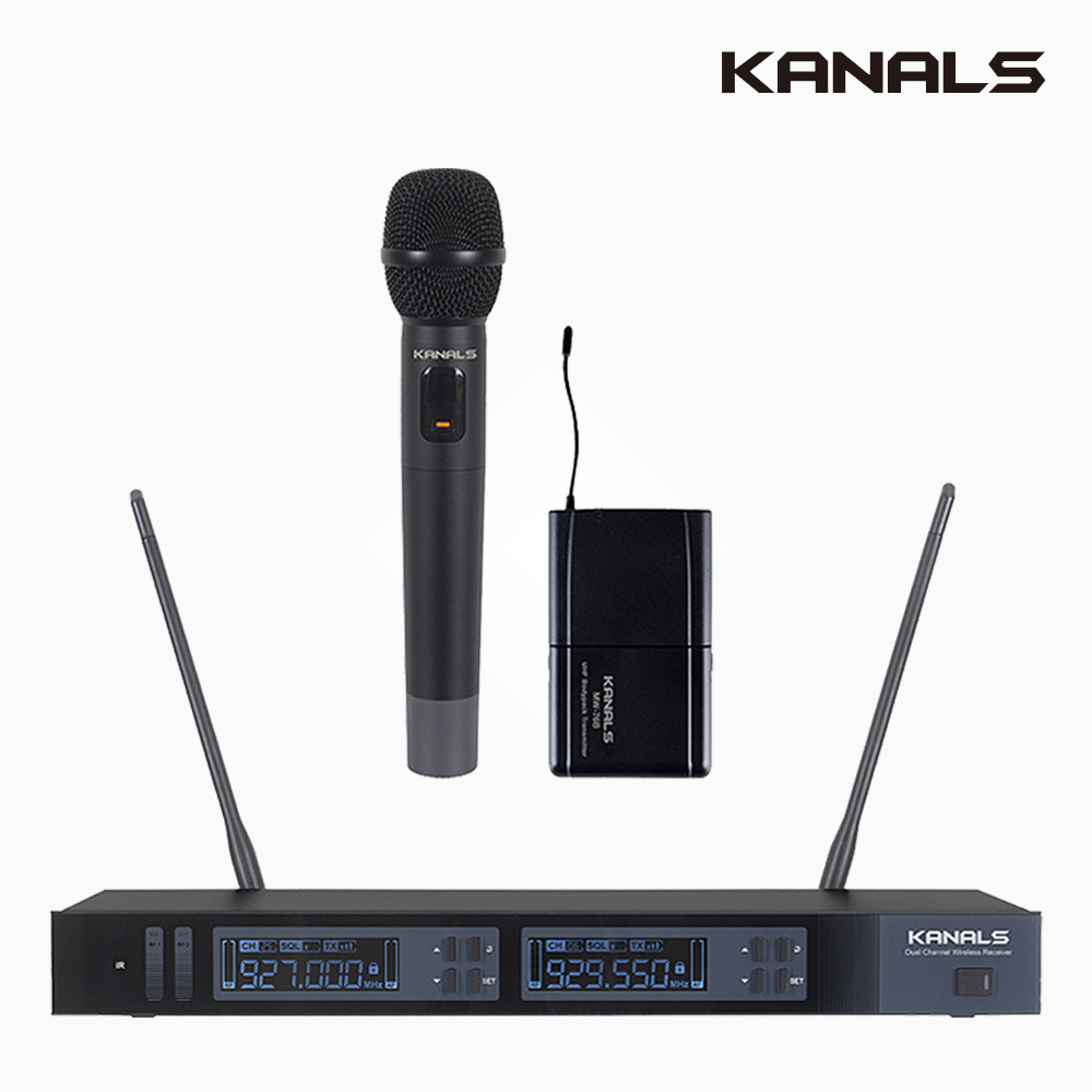[당일발송 / 17시마감] 카날스 무선마이크 MW-720 2채널 핸드 핀 교사 강의 수업 공연 행사용 480,200원