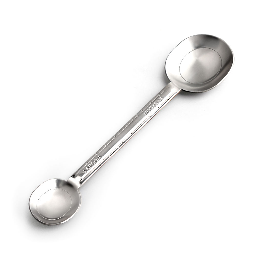 스텐 양면 계량스푼 5ml 15ml 1T 1티스푼 눈금 양쪽 계량수저, 1개 2,500원