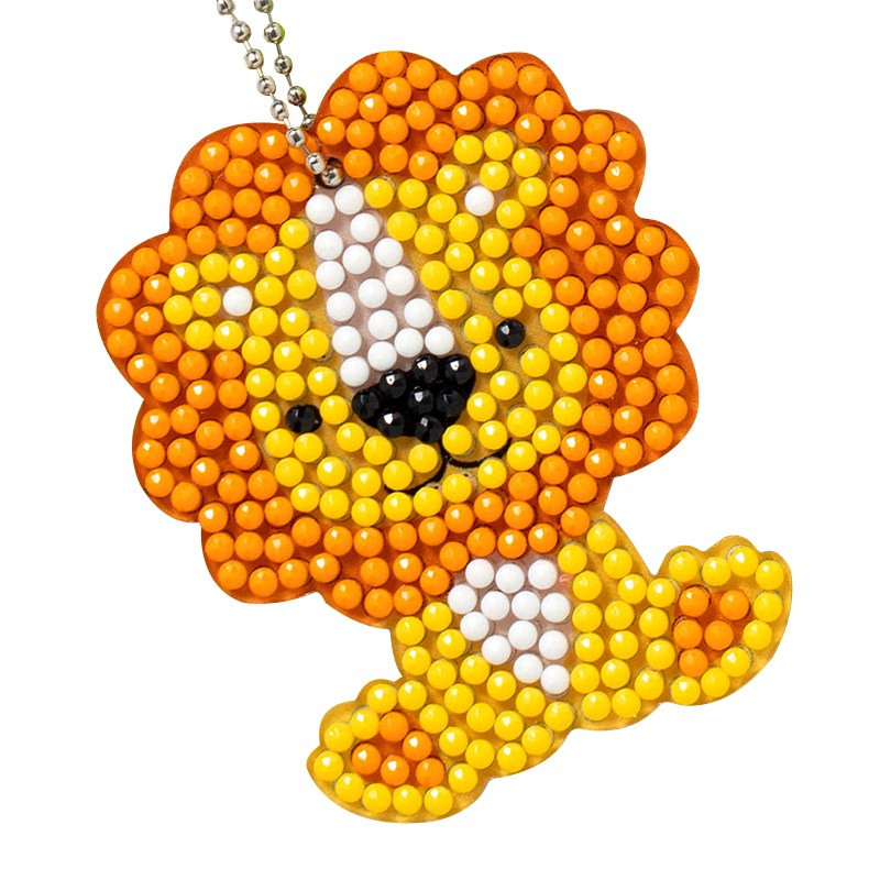 [오피스스쿨] 민화 KC인증 양면 동물 보석십자수 키링 (5종택1) 큐빅비즈 동물장식 열쇠고리만들기 키링선물 만들기수업 3,200원