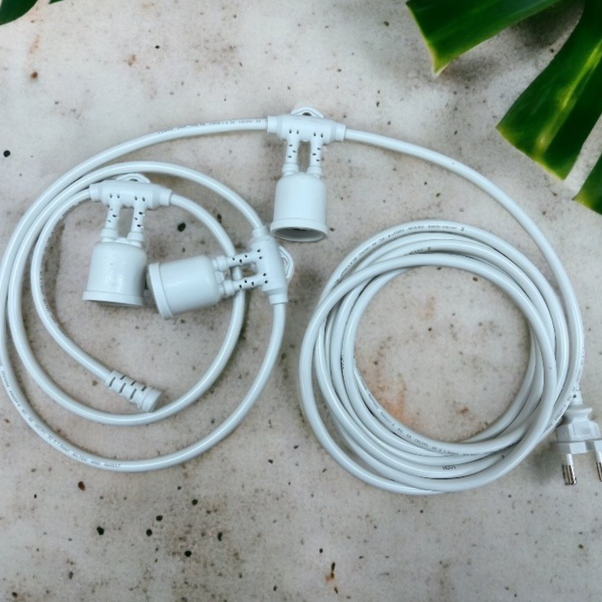 식물LED전구 소켓전등선 3구 스트링라이트줄조명 캠핑조명화이트, 3m, 1개 22,000원