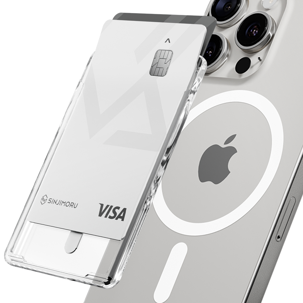 신지모루 맥세이프 M 슬림 슬롯 카드지갑 휴대폰 케이스, 단일색상, 1개 9,900원