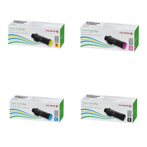 후지제록스 정품 토너 4색 세트 CT202606 CT202607 CT202608 CT202609 CM315z CP315dw, 4색 세트, 1개 467,550원