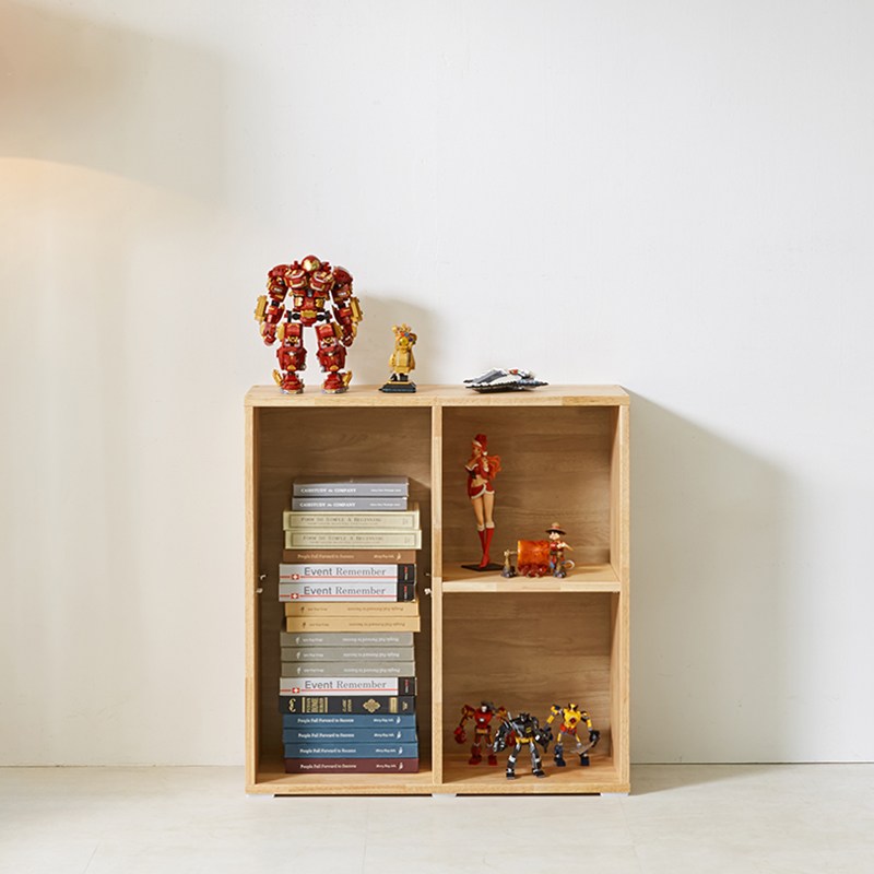 러버 원목 2단 4칸 책장, 2단, 원색 136,000원