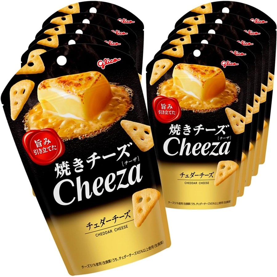 Cheeza 글리코 치자 일본 과자 세트 구운 체다 치즈맛 32g x 10봉 32,000원