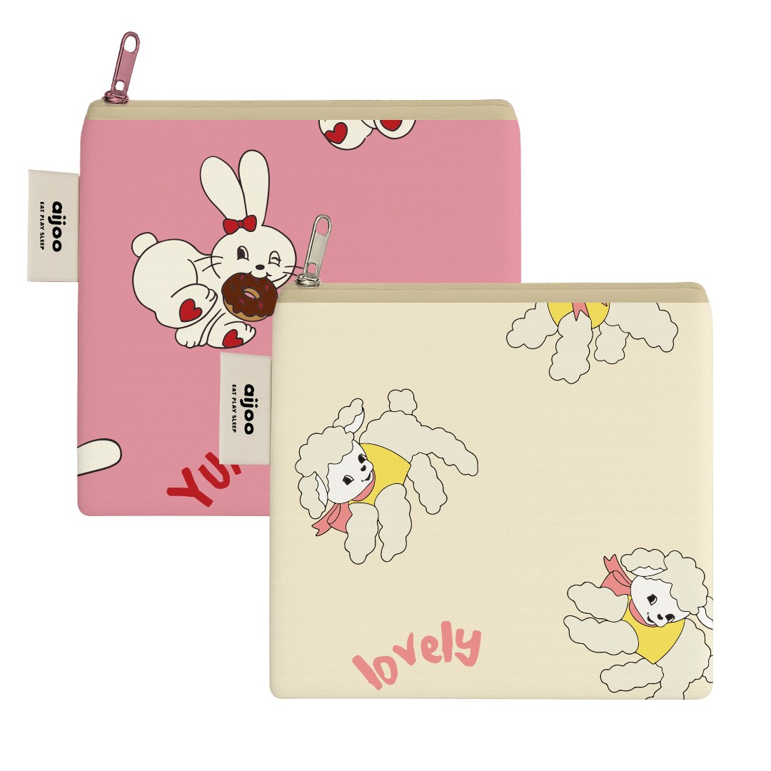 아이주 보냉 방수 약파우치 어린이집 준비물파우치 2종 세트, B 러블리양+도넛토끼 19,900원