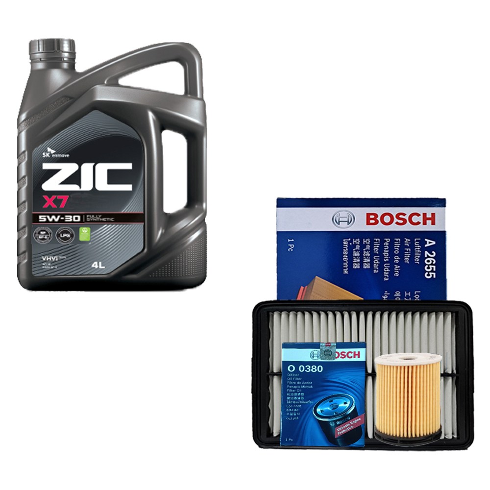 더뉴K3(BD) 1.6 가솔린 지크 X7 5W30(4L)/SP 엔진오일+필터 세트 0380-2655 39,500원