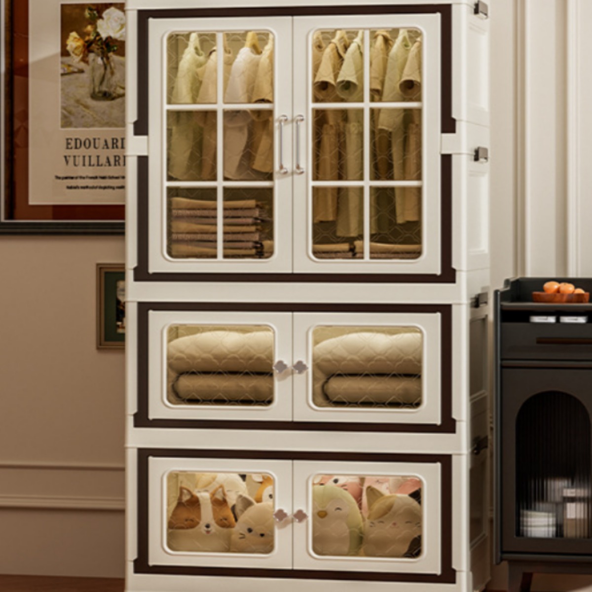 PSMK 아기옷장 어린이 초등학생 옷장 주니어장, 1세트, 크림화이트 102,000원