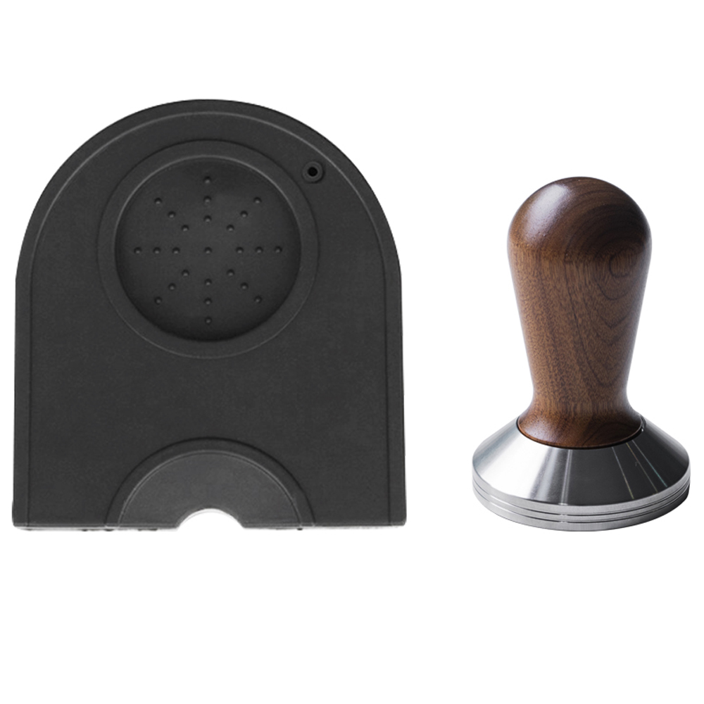 칼딘 데일리 심플 탬핑 매트 1구 + 크레마 우드 핸들 템퍼 51mm 세트 21,900원