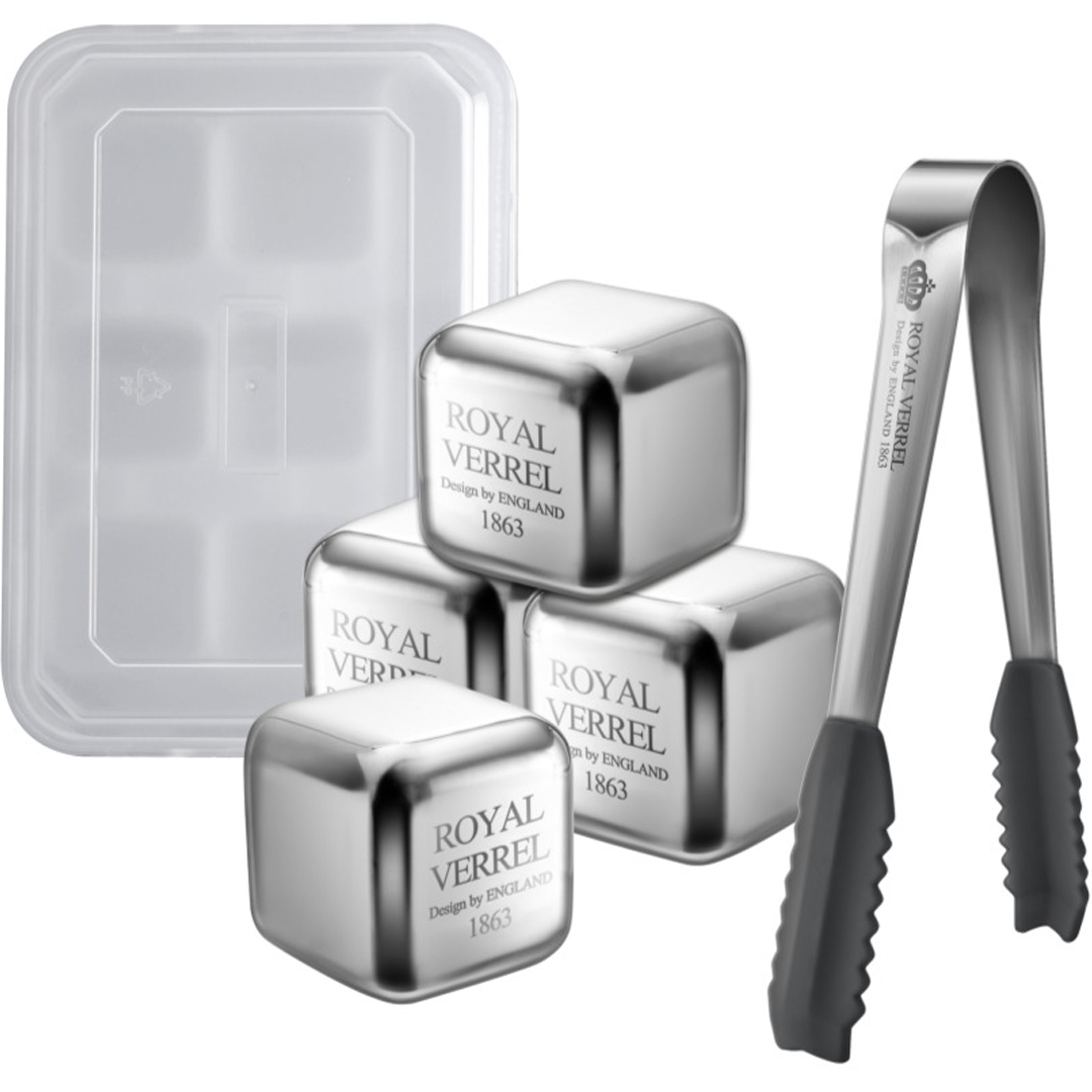 로얄버렐 스텐304 아이스큐브 4p + 전용집게 + 전용케이스 세트 9,750원