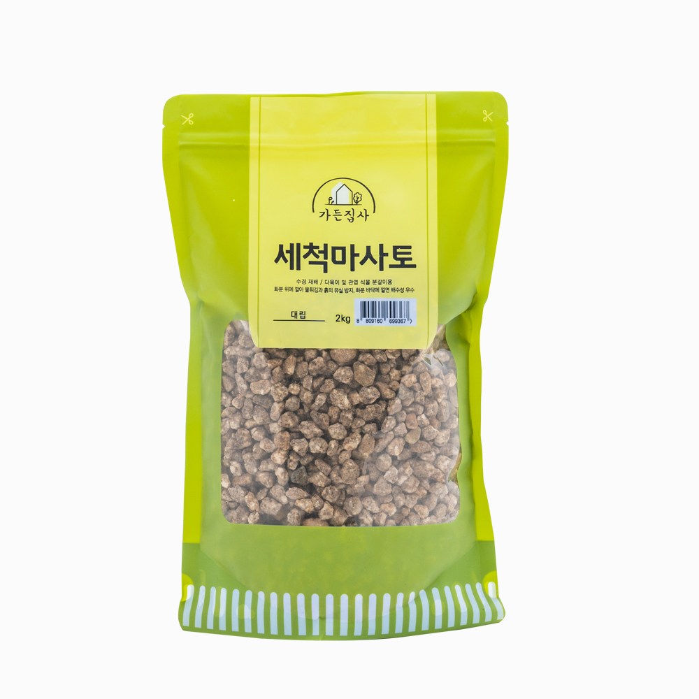 가든집사 세척마사토 대립 2kg- 다육 분갈이용, 2kg, 1개 2,950원