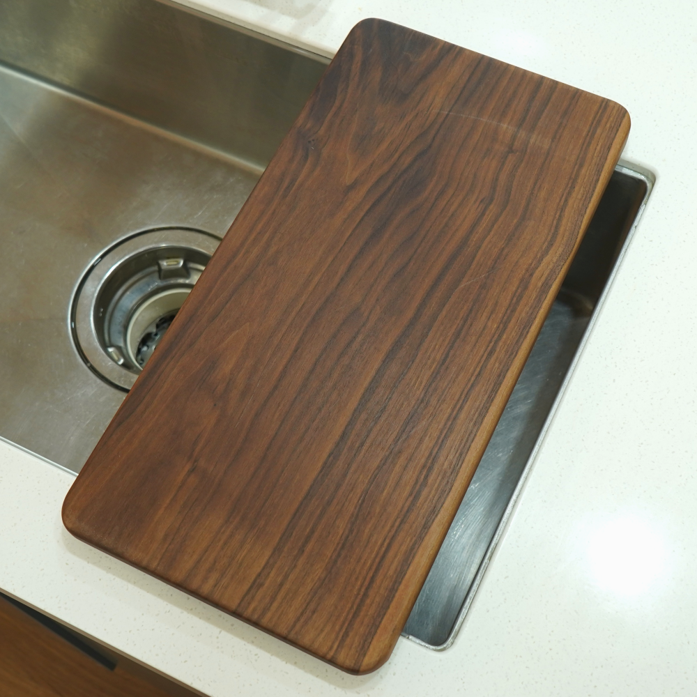 BOUMBI 북미산 월넛 통원목 싱크대 도마 싱크볼 월넛도마 478 x 240 x 25 mm, 1개, 월넛 88,920원