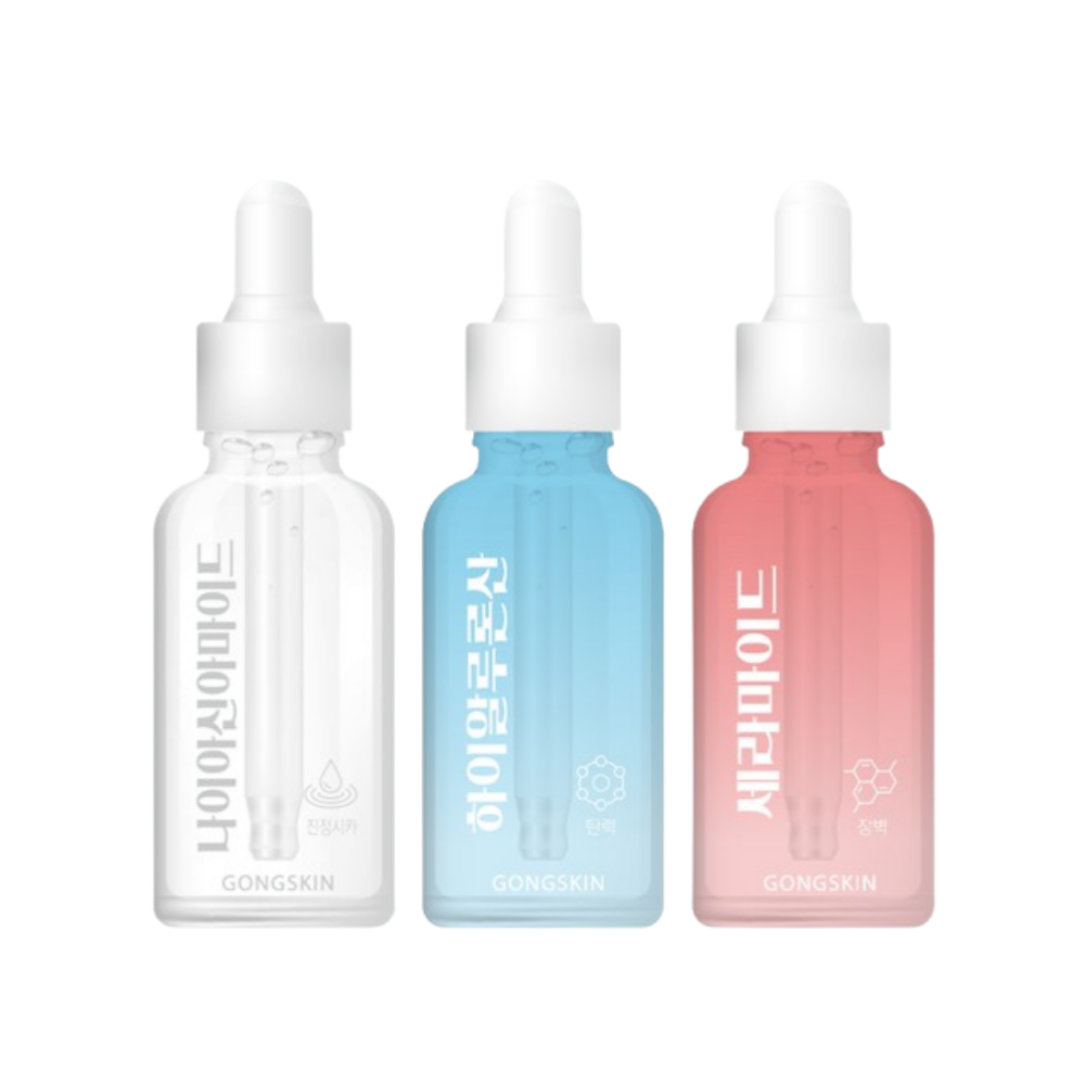 기획특가 공스킨 앰플 3종(나이아신아마이드진정시카 히알루론산탄력 세라미이드장벽) 22,000원