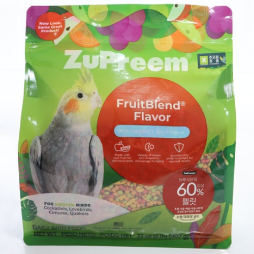 주프림 펠렛 중형 907g 후블 왕관 새용품 과일 후루츠블랜드, 1개, 907g 24,600원