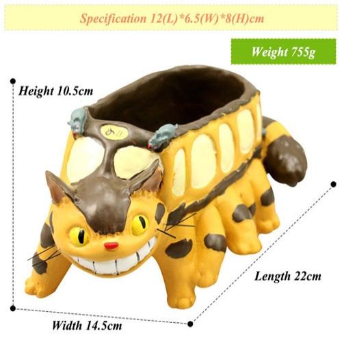 수지 화분 토토로 피규어 홈 데코 입상 분재 미니어처 동물 만화 다육이 정원 장식 54,890원