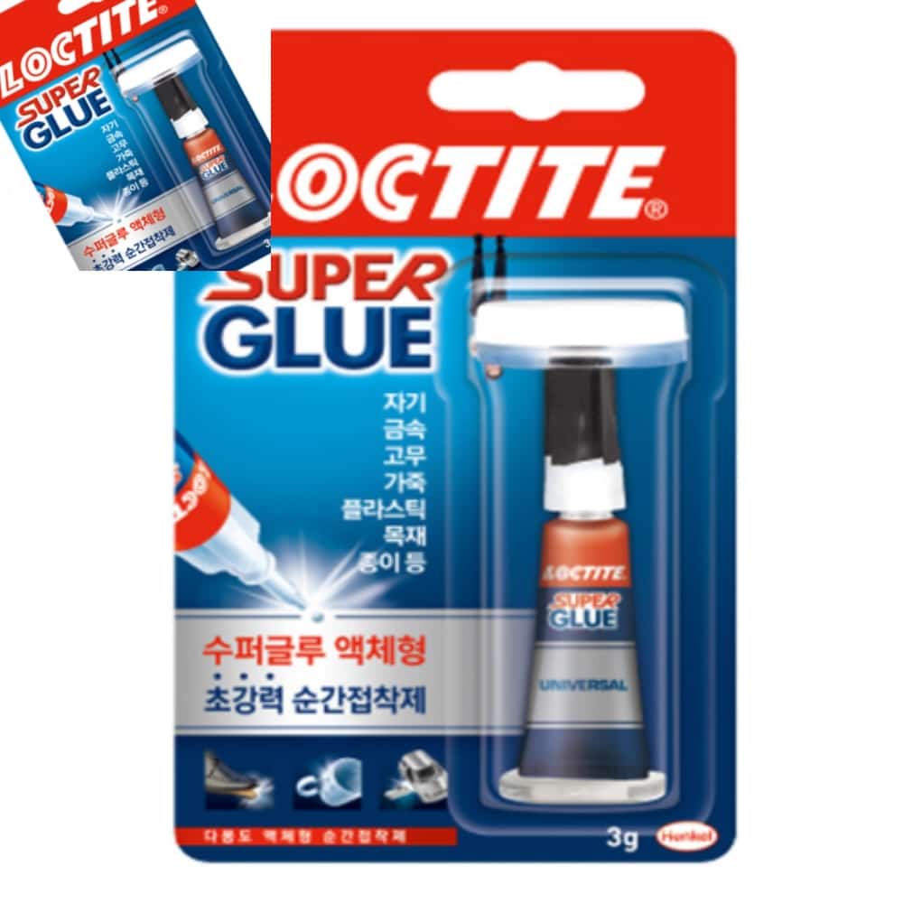 삼땨 록타이트 다용도초강력순간 수퍼글루 액체형 3g 투명접착제 투명 강력접착제 5,000원