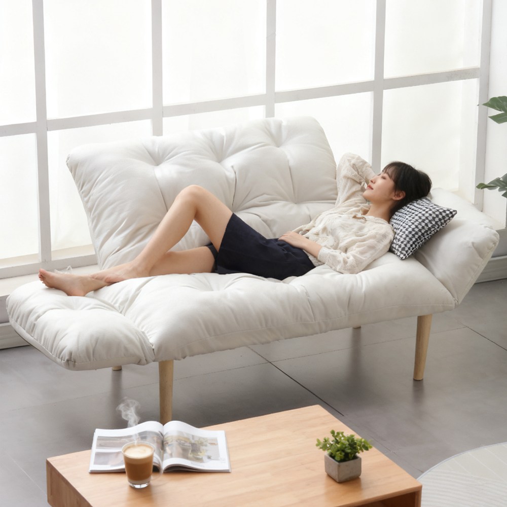 2인용 소파 원룸 각도조절 좌식 리클라이너 접이식 소파베드 캐스퍼 1인용 소파 89,100원