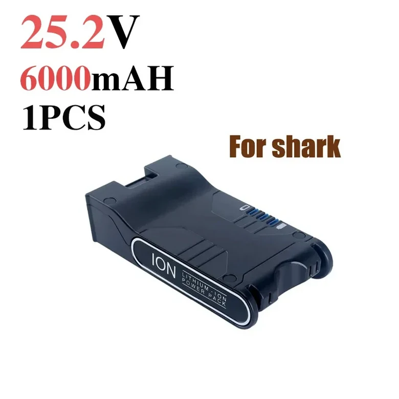 25.2V 6000mAh 샤크 S1 S2 S3 S4 S6 S7 S9 IC205 200C 200W XBAT200 XBAT200AS 진공 청소기 리튬 배터리 56,600원